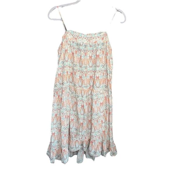 Anthropologie SATURDAY SUNDAY Cynthia Tiered Dress Women’s Size Medium Peach - Picture 9 of 10